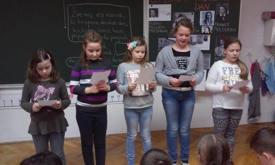 SPOMNILI SMO SE FRANCETA PREŠERNA