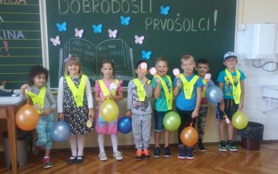 PRVI ŠOLSKI DAN NA PŠ SUHOR