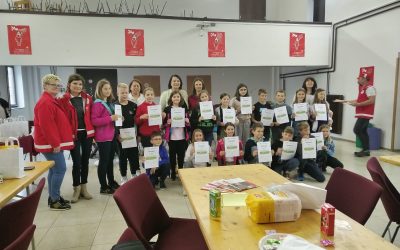 Kviz za mlade člane Rdečega križa v Gradcu