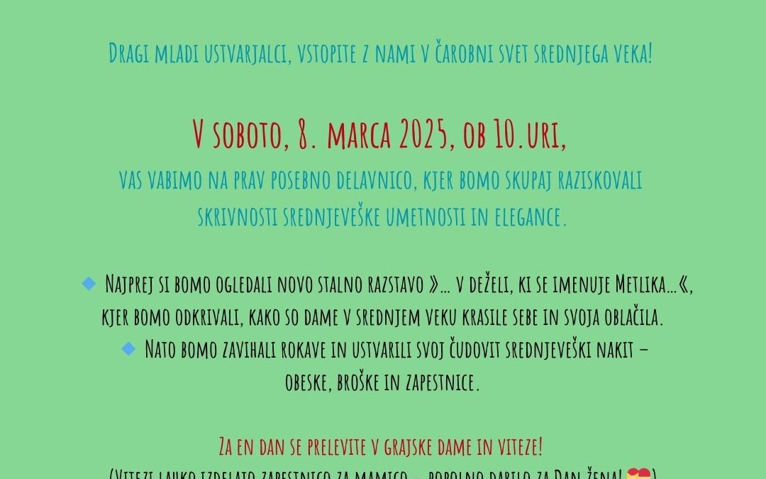 Delavnica ob dnevu žena