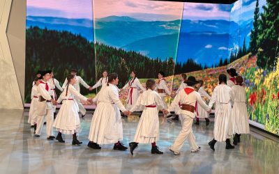 Nastop mladih folklornikov v oddaji Dobro jutro