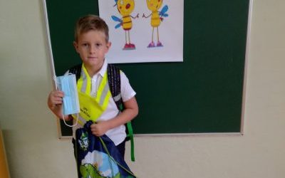 PRVI ŠOLSKI DAN NA PŠ SUHOR